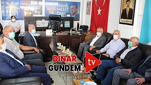 Ak Parti’li Belediye Başkanı Mehmet Zeybek Dinar’ı Ziyaret Etti