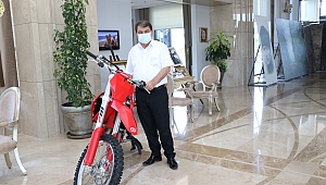 Başkan Sarı, 2021 yılı Motokros Lansmanına katıldı