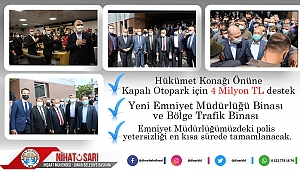 Başkan Sarı, İçişleri Bakanı Soylu'nun Yanından Heybesi Dolu Geldi