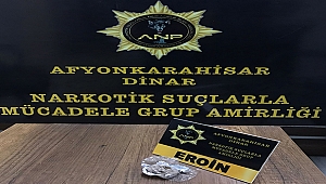 Dinar'da Eroin Ele Geçirildi
