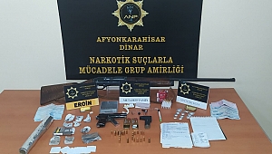 Dinar Polisi Başmakçı'da Uyuşturucu operasyonu