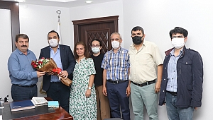 İmar Müdürlüğü Personellerinden Başkan Sarı’ya teşekkür ziyareti