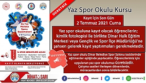 Yaz Spor Okulu Başlıyor