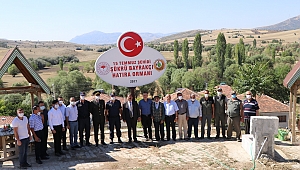 15 Temmuz Şehidimiz Şükrü Bayrakçı Hatıra Ormanı’na ziyaret
