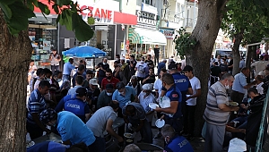 Belediyemiz etli pilav ikramı gerçekleştirdi