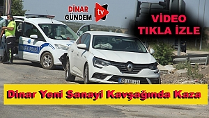 Dinar'da Işıkta Kaza