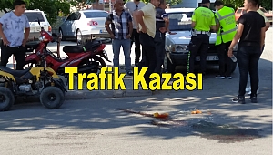 Dinar'da Trafik Kazası