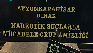 Dinar'da Uyuşturucu Yakalandı