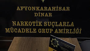 Dinar'da Uyuşturucu Yakalandı