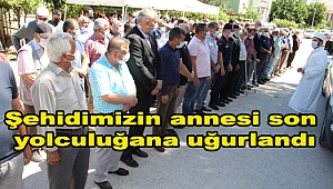 Dinar Şehit Annesi Dualarla Uğurlandı