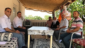 KAYMAKAM KAPANKAYA ŞEHİT AİLELERİNE BAYRAM ZİYARETİNDE BULUNDU