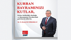 Kemal Demirkırkan’dan Kurban Bayramı Mesajı