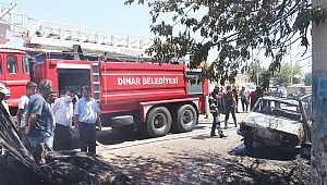 Başkan Sarı’dan Yeni Sanayide yangından zarar gören esnafa geçmiş olsun ziyareti