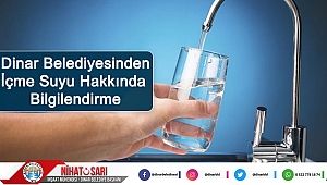 Belediyemizden İçme Suları Hakkında Bilgilendirme