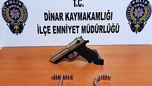 Dinar'da Havaya Silah İle Ateş Eden Kişi Yakalandı