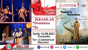 Dinar'da Ücretsiz “Yunusla Yürürken” adlı tiyatro gösterisi
