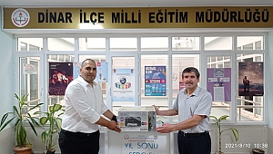 Dinarlı Hayırseverden Eğitime Desdek