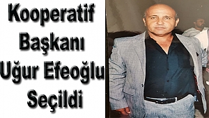 Tarımsal Kooperatifi Başkanlığına Uğur Efeoğlu Seçildi
