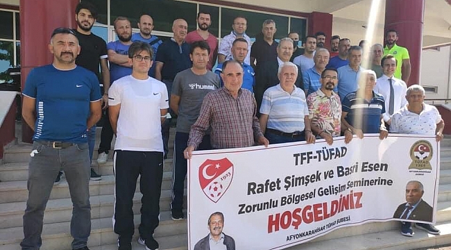 Afyonda Rafet Şimşek Zorunlu Bölgesel Gelişim Semineri Tamamlandı