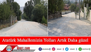 Başkan Sarı, Atatürk Mahallemizin yolları artık daha güzel oldu