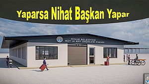 Başkan Sarı, Salı Pazarımızın yoğurt ve peynir pazarı artık daha modern olacak