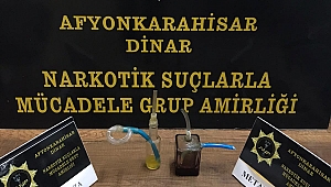Dinar'da Uyuşturucu Yakalandı