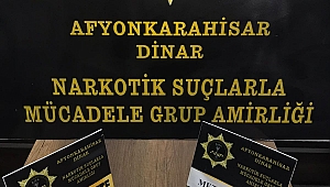 Dinar'da Uyuşturucu Yakalandı