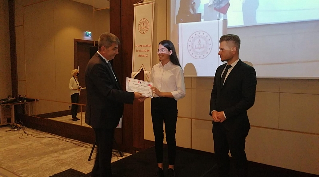 SPK Öğrencisi Afyonda Ödül Aldı