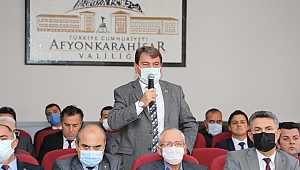 Başkan Sarı, İl Koordinasyon toplantısında Dinar’ın sorunlarını dile getirdi
