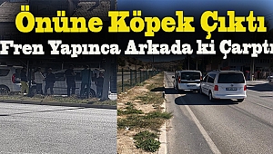 Dinar’da 2 Araç Çarpıştı