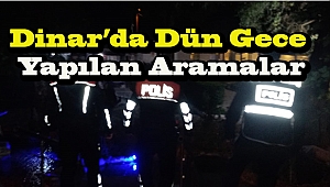 Dinar'da Dün Gece 107 Polis Denetim Yaptı