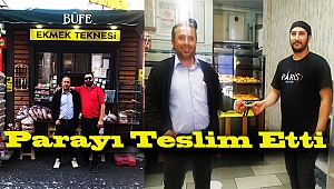 Dinar'da Para Düşüren Vatandaşa Parası Teslim Edildi