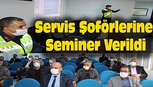 Dinar'da Servis Şoförlerine Seminer Verildi