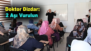 Doktor Yavuz Dizdar Dinar'da Aşı Hakkında Konuştu