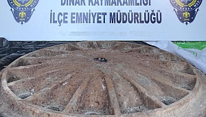 Dinar'da Rögar Kapağı Hırsızlığı