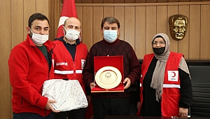 Kızılay’dan Başkan Sarı’ya Teşekkür