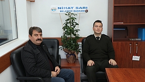 Başkan Sarı’dan Askerlik Şube Başkanı Büyüköztürk’e hayırlı olsun ziyareti