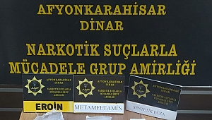 Dinar’da Eroin Maddesi Yakalandı