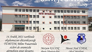 Dinar'da TÜBİTAK Bilim Fuarı'na Davet