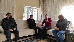 Kaymakamımız Gazimizi Ziyaret Etti