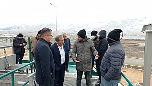 Tatarlı Belediye Başkanı Şuayyup Çiçek Arıtma Tesisini İnceledi