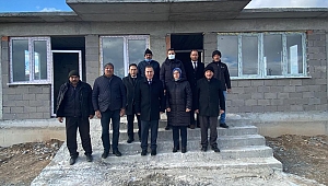 AKTOPRAK KÖYÜ YENİ KÖY KONAĞI İNŞAATINA YERİNDE İNCELEME