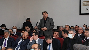 Başkan Sarı, İl Koordinasyon toplantısında Dinar’ın sorunlarını dile getirdi