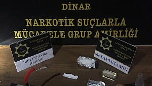 Dinar’da Uyuşturucu Operasyonu 