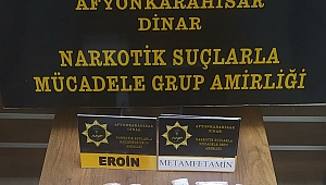 Dinar’da Yabancı Uyruklu B.A Uyuşturucu ile Yakalandı