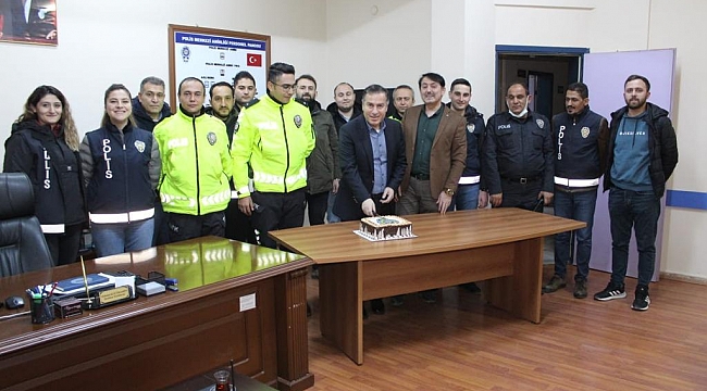 Dinar Kaymakamımız Kapankaya Yılbaşına Polisler İle Girdi