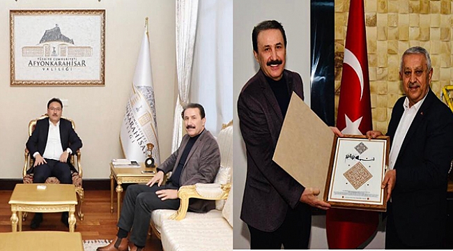 Mustafa Tarlacı'dan Afyon Valisine ve Belediye Başkanına Ziyaret 
