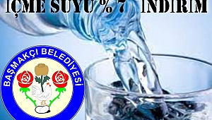 Başkan Gönüllü, su kullanım bedelinde KDV'yi 1'e indirdik