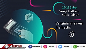 Başkan Sarı’dan Vergi Haftası Mesajı