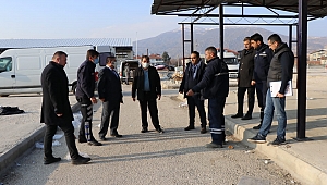Başkan Sarı, Pazar yerimizde Giyim sergilerinin üstünü kapatmayı planlıyoruz